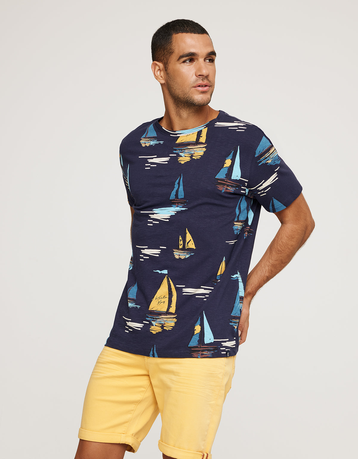 Camiseta Manga Corta Barcos - Sloopy 