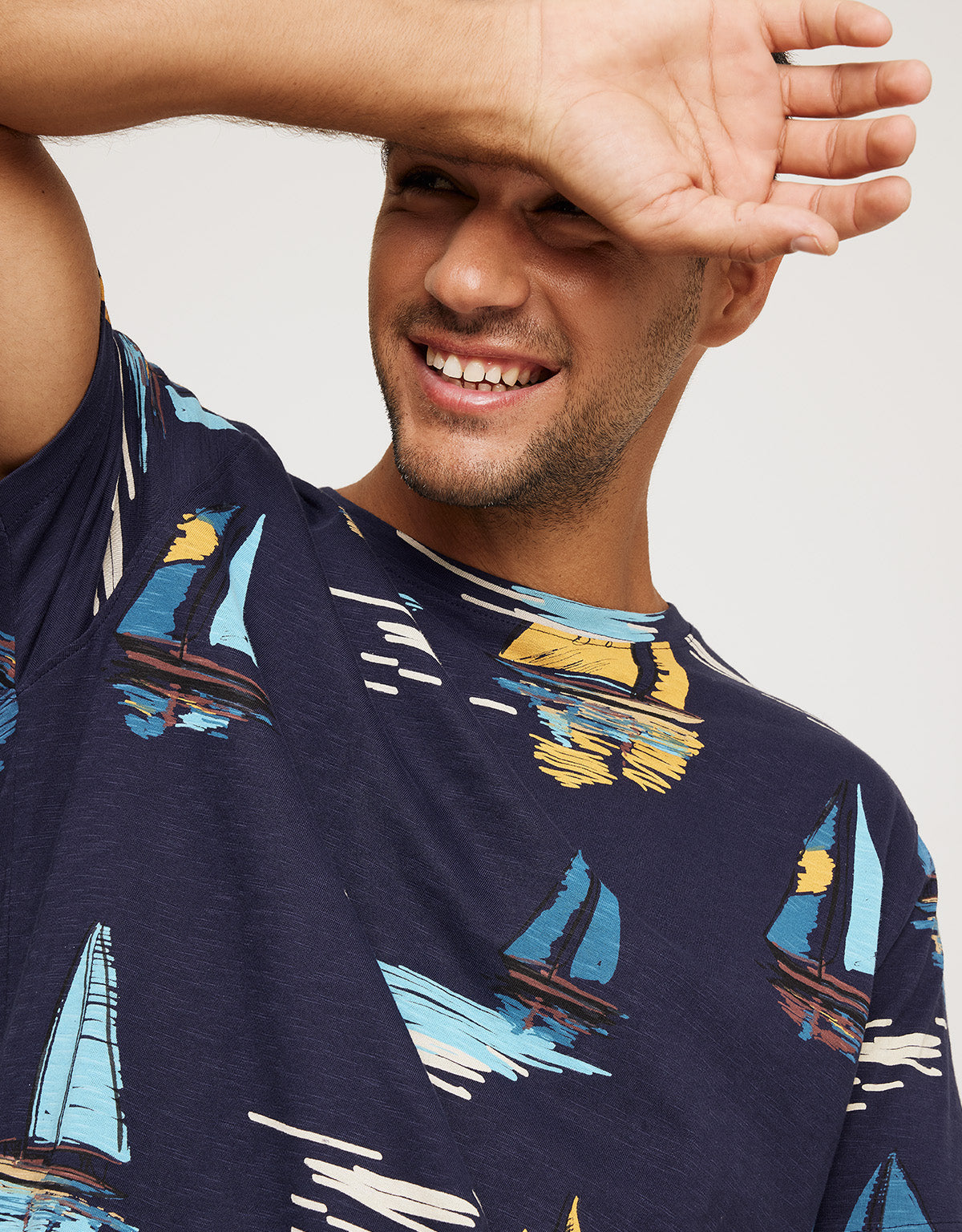 Camiseta Manga Corta Barcos - Sloopy 