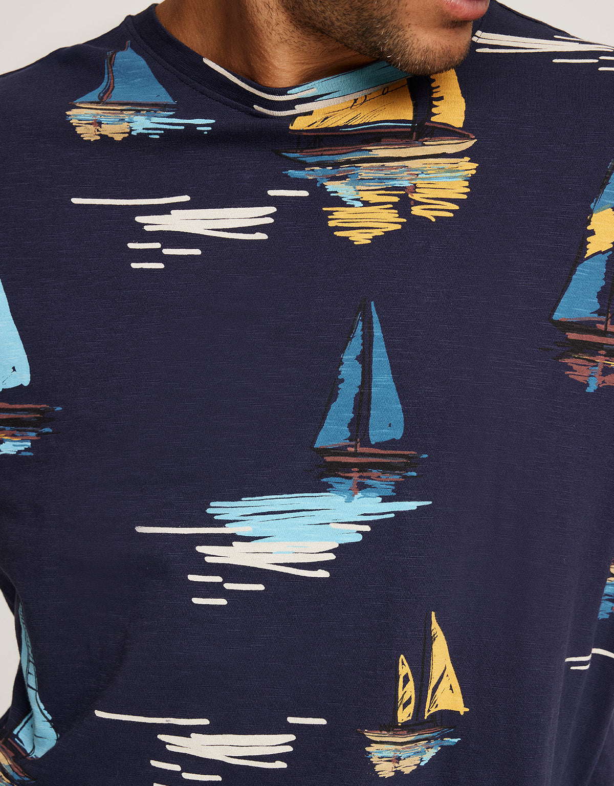 Camiseta Manga Corta Barcos - Sloopy 
