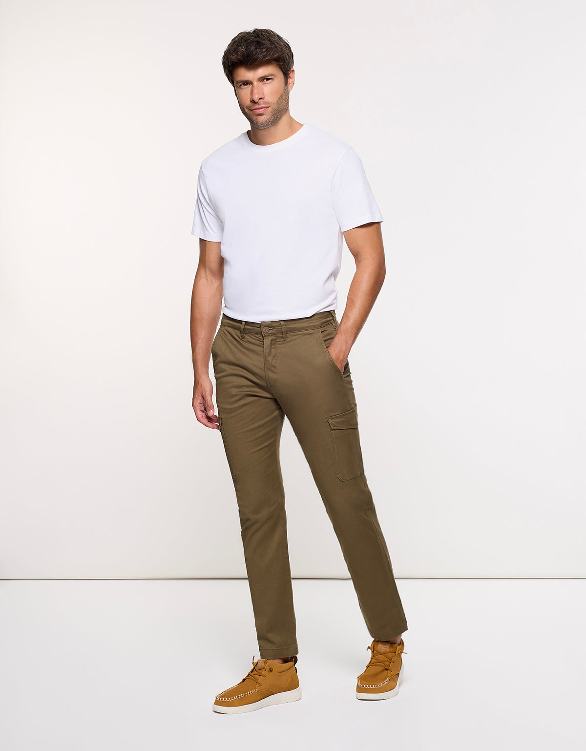 Khaki Long Pants - Carron