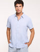 Camisa Manga Corta Azul - Elan 2