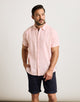 Camisa Manga Corta Rosa - Elan