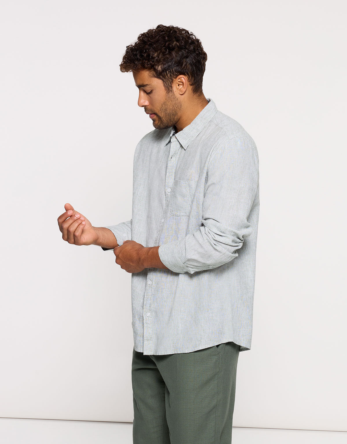 Camisa Manga Larga Verde - Sum 3
