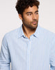 Camisa Rayas Manga Larga Azul - Ciclone 2