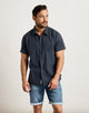 Camisa Manga Corta Azul Marino- Norla