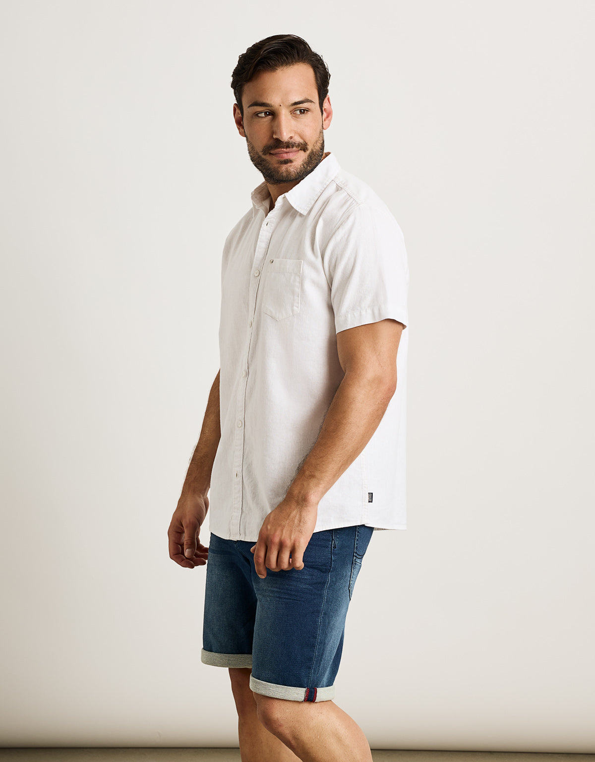 White Short Sleeve Shirt - Folka