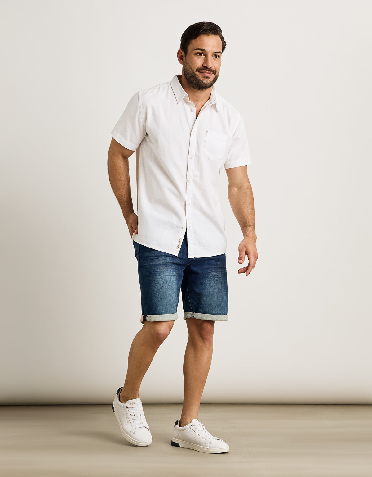 White Short Sleeve Shirt - Folka