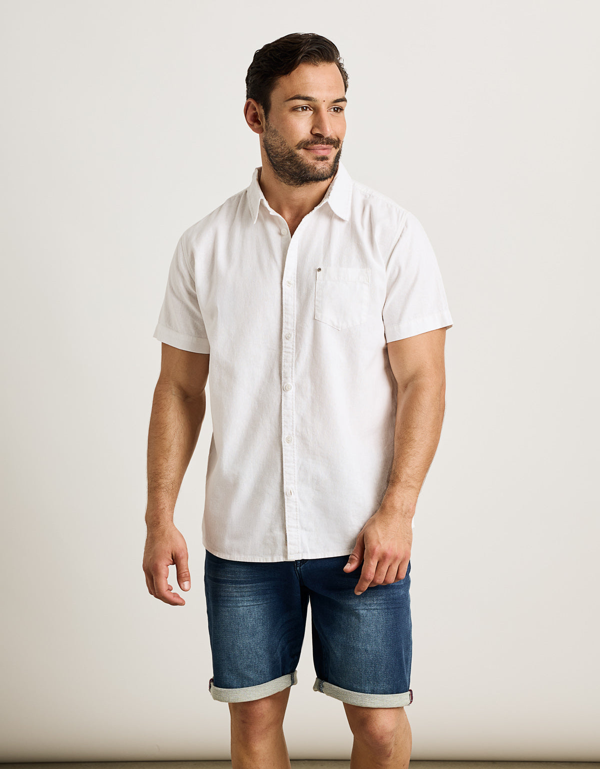 White Short Sleeve Shirt - Folka