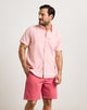 Camisa Manga Corta Rosa - Folka