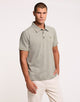 Khaki Striped Polo Shirt - Disi