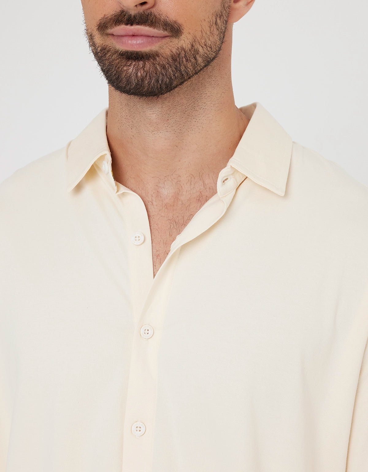 Camisa Manga Larga Crema - Atti 