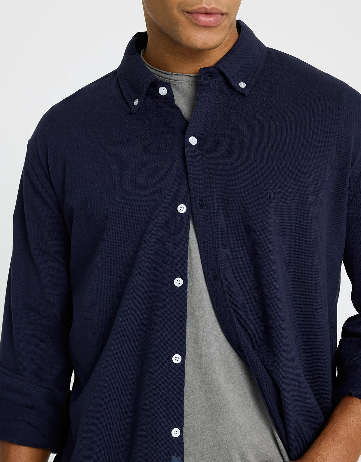 Camisa Manga Larga Algodón - Longpike 