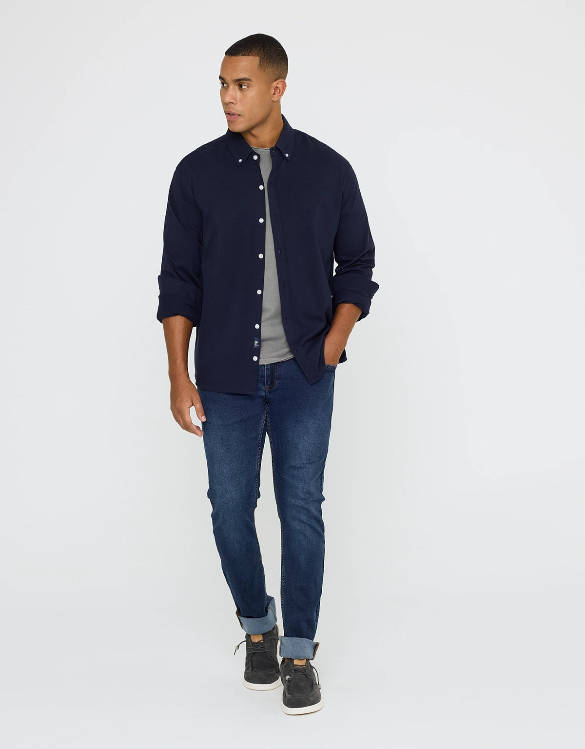 Camisa Manga Larga Algodón - Longpike 