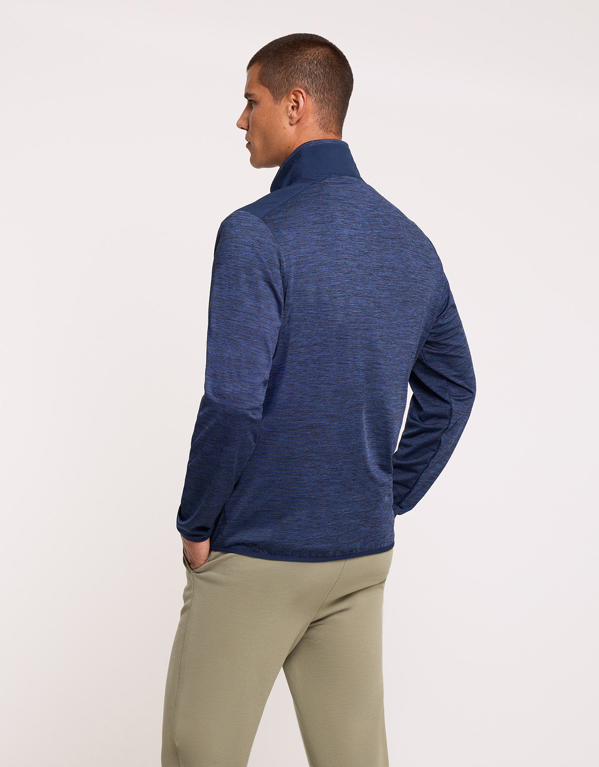 Navy Blue Zip Jacket - Phu