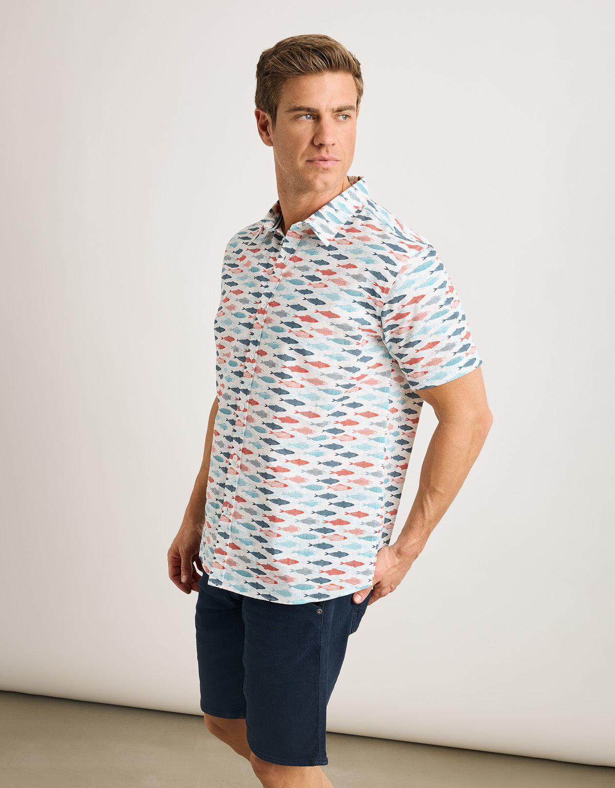 Camisa Manga Corta Blanco - Rosspe 