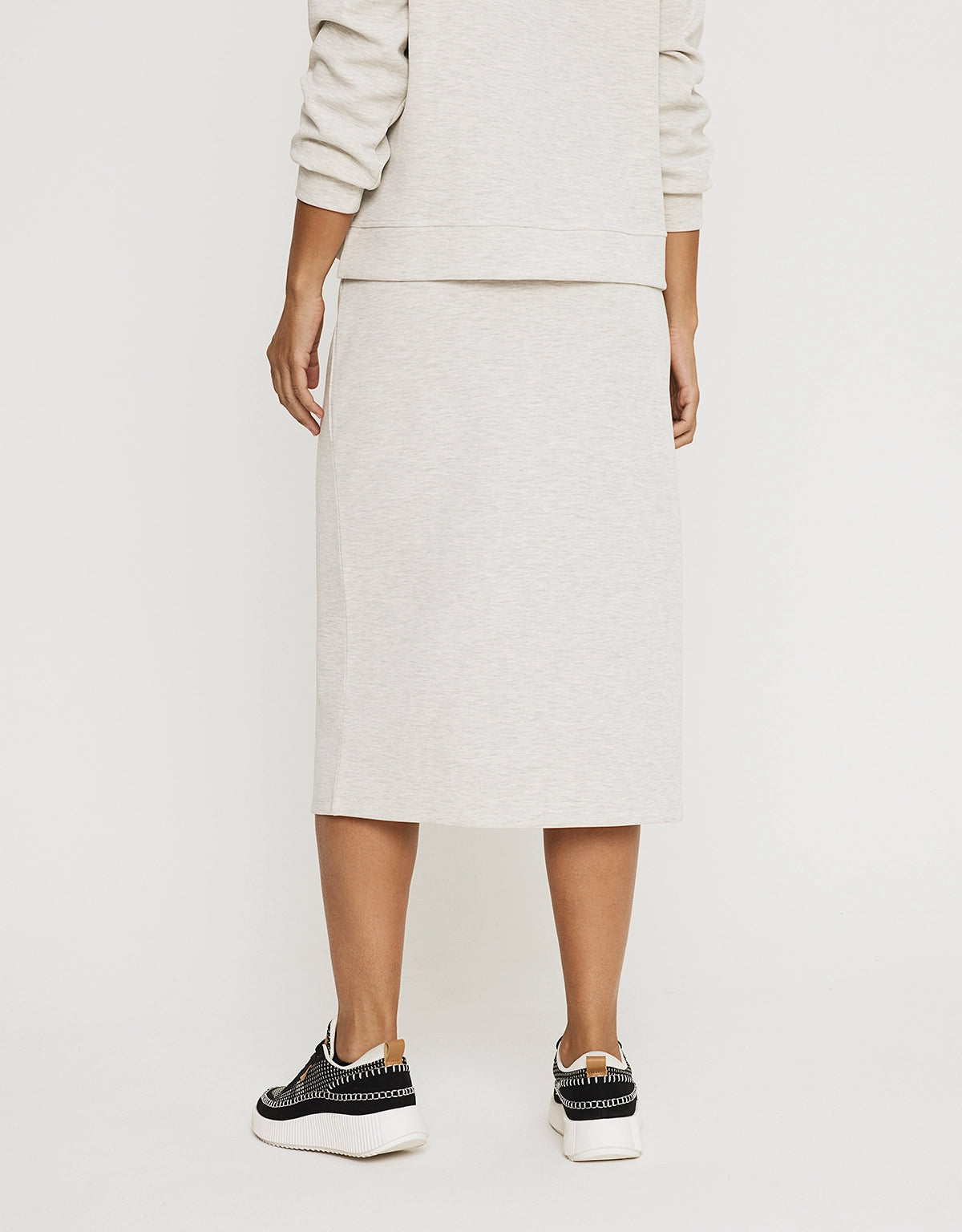 Falda Midi Gris - Rovium 