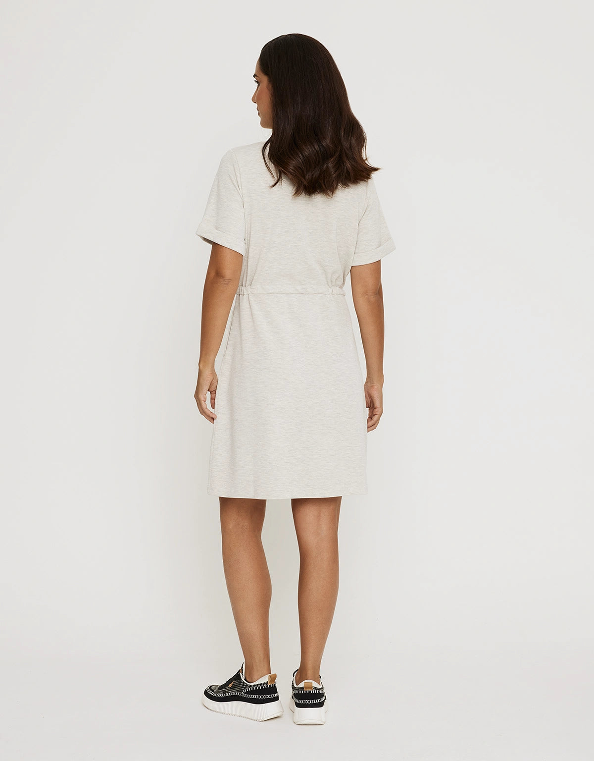 Vestido Corto Gris - Rissen 