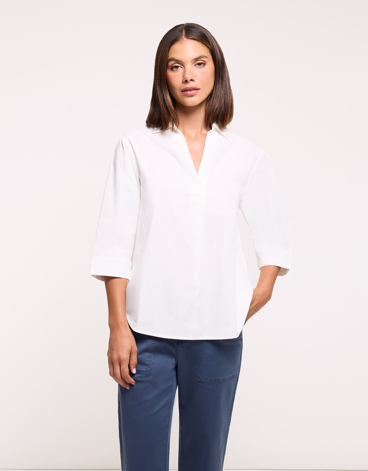 Camisa Manga Larga Blanca - Lospine