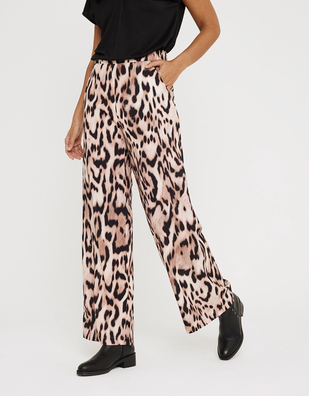 Pantalón Largo Estampado Animal Print - Lorsinala 