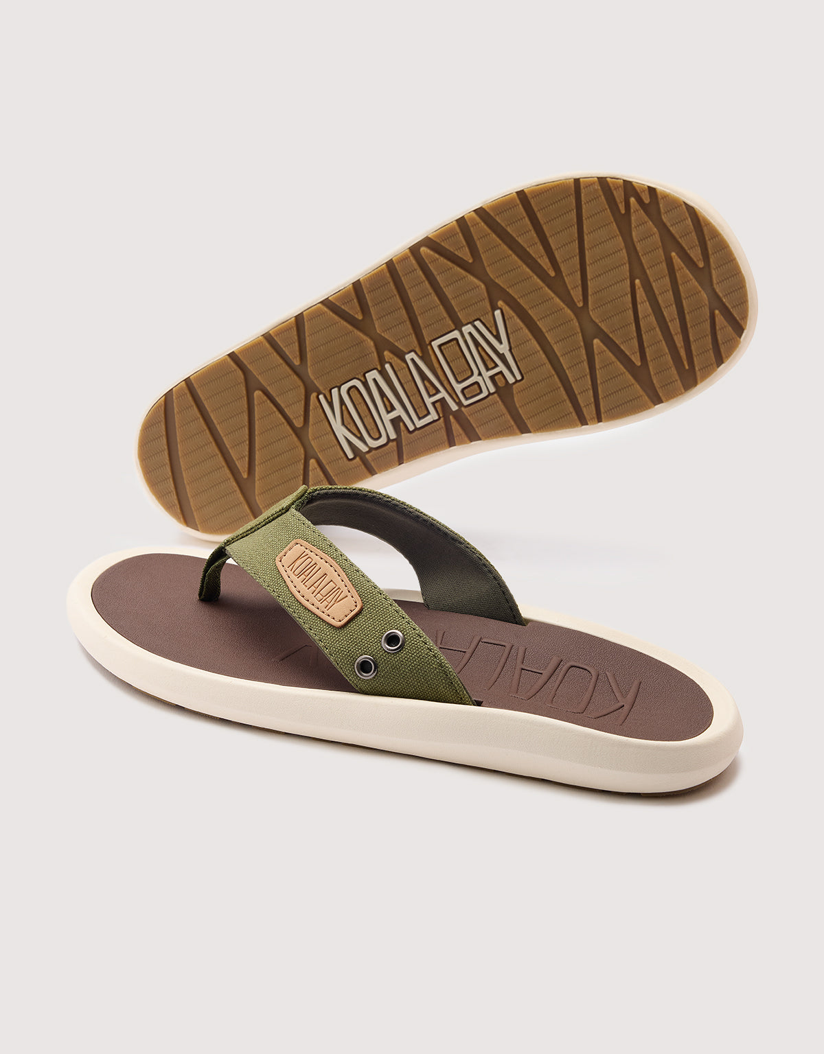 Khaki Toe Flip Flop - Avalon