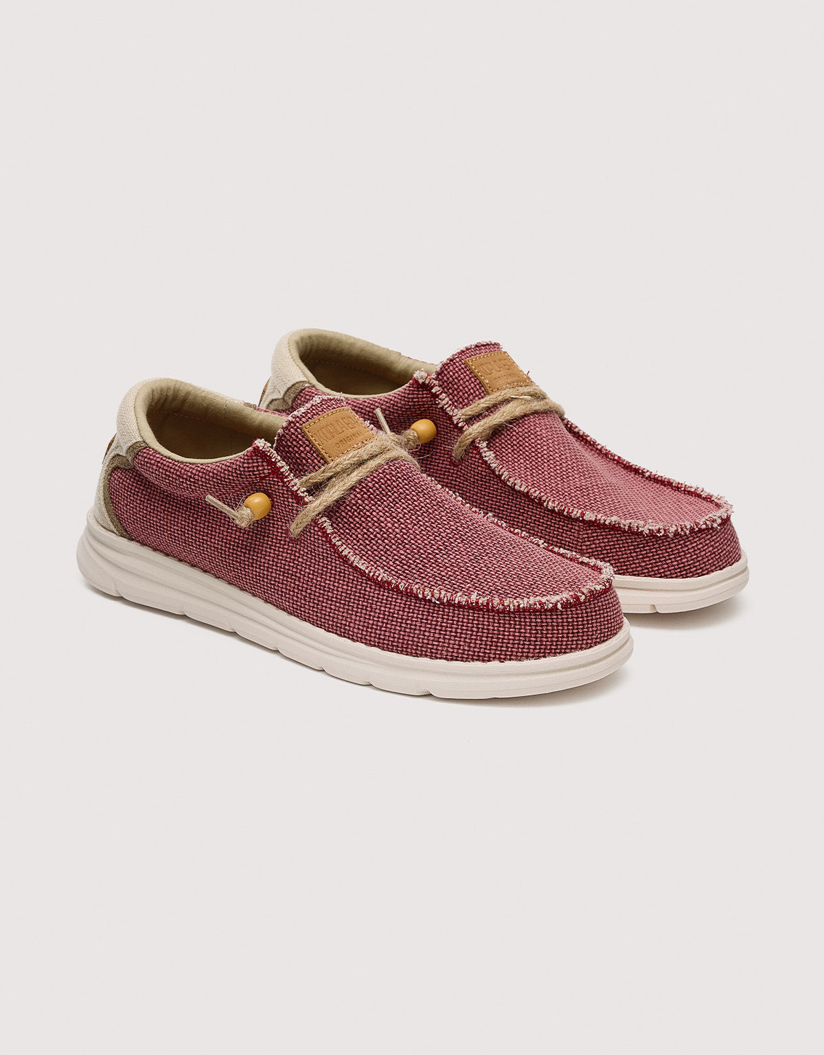 Red Casual Loafers - Suprema