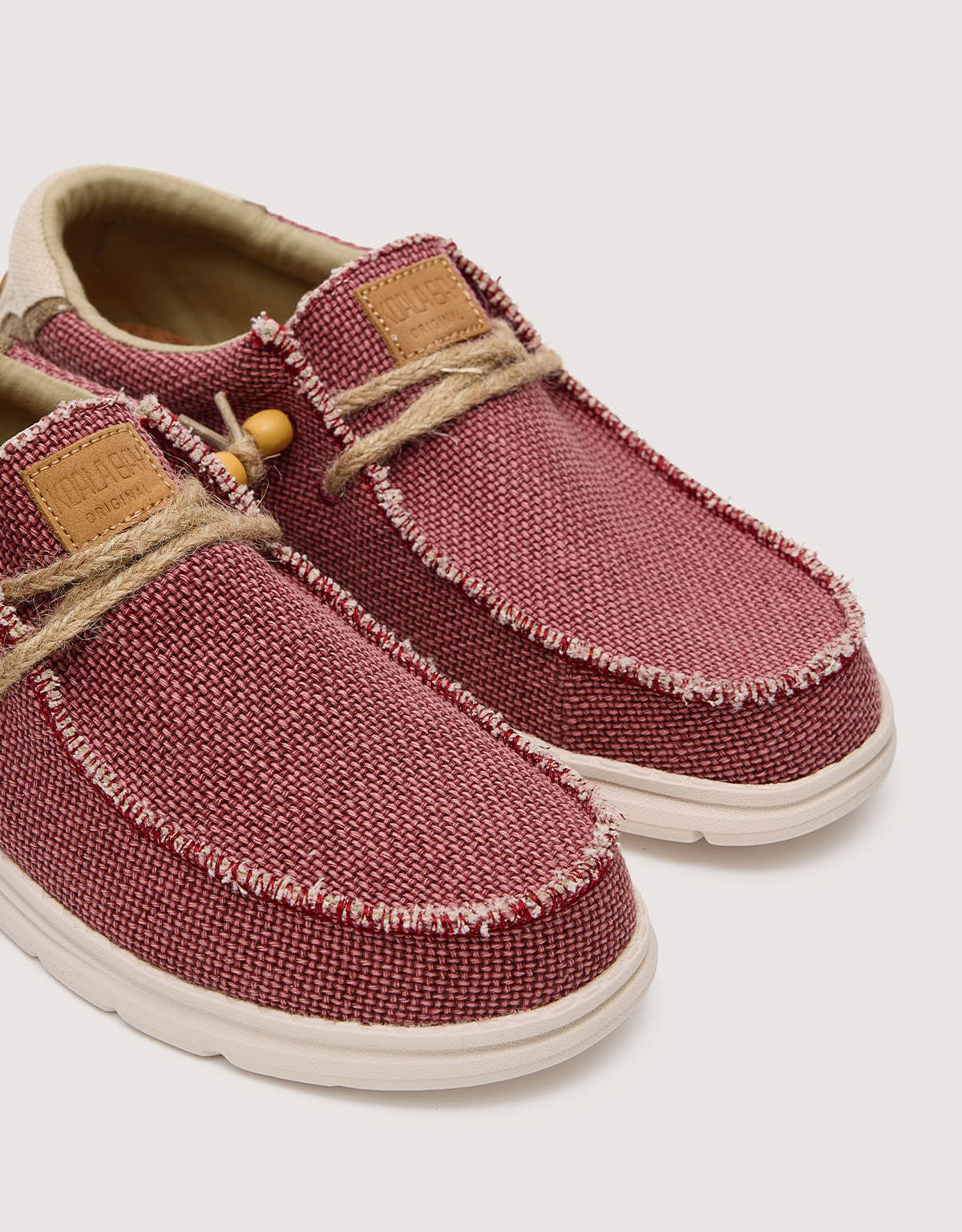 Red Casual Loafers - Suprema