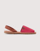 Red Menorcan Sandals - Tex