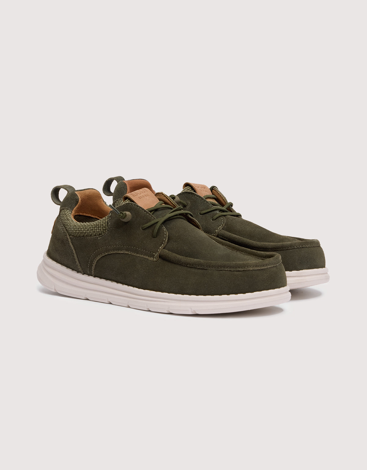Khaki Suede Casual Loafers - Torkel