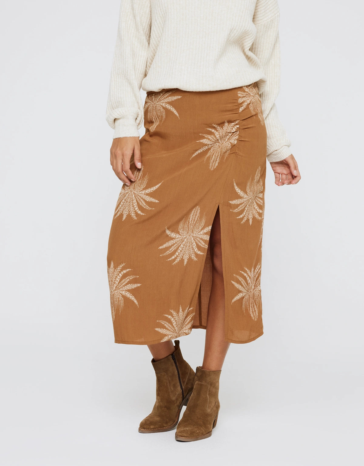 Falda Midi Estampada - Ninat 