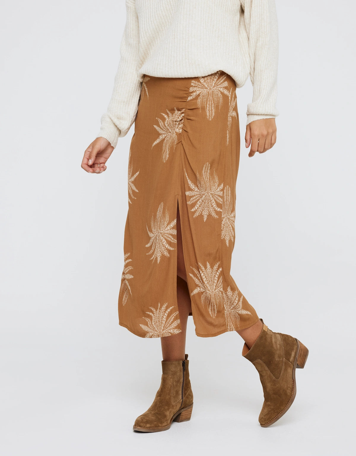 Falda Midi Estampada - Ninat 