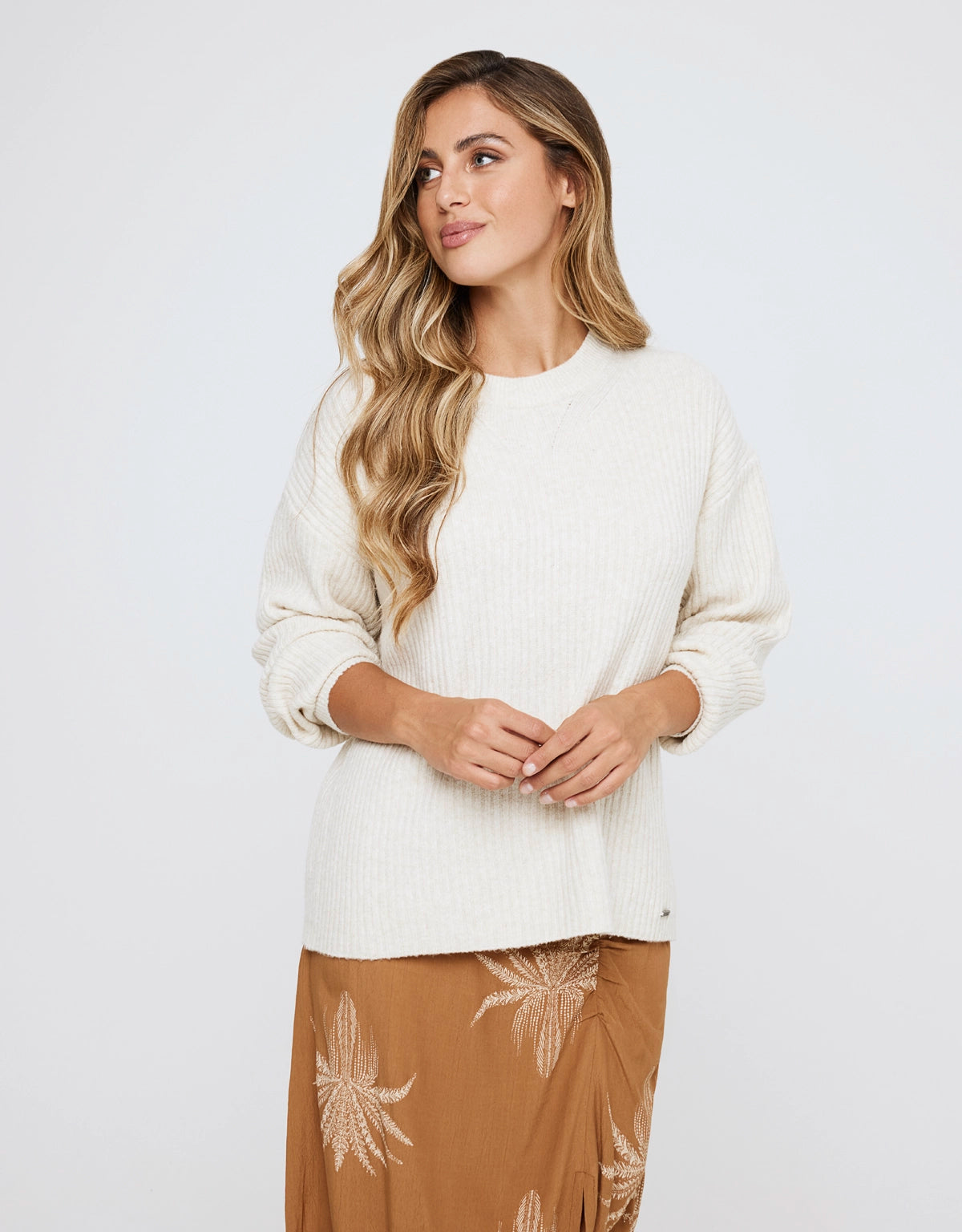 Falda Midi Estampada - Ninat 