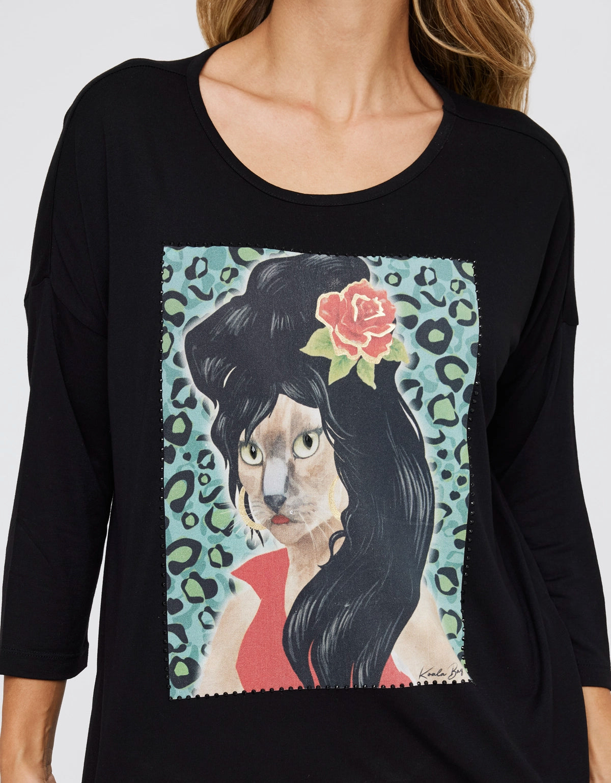 Camiseta Manga Larga - Amycat 