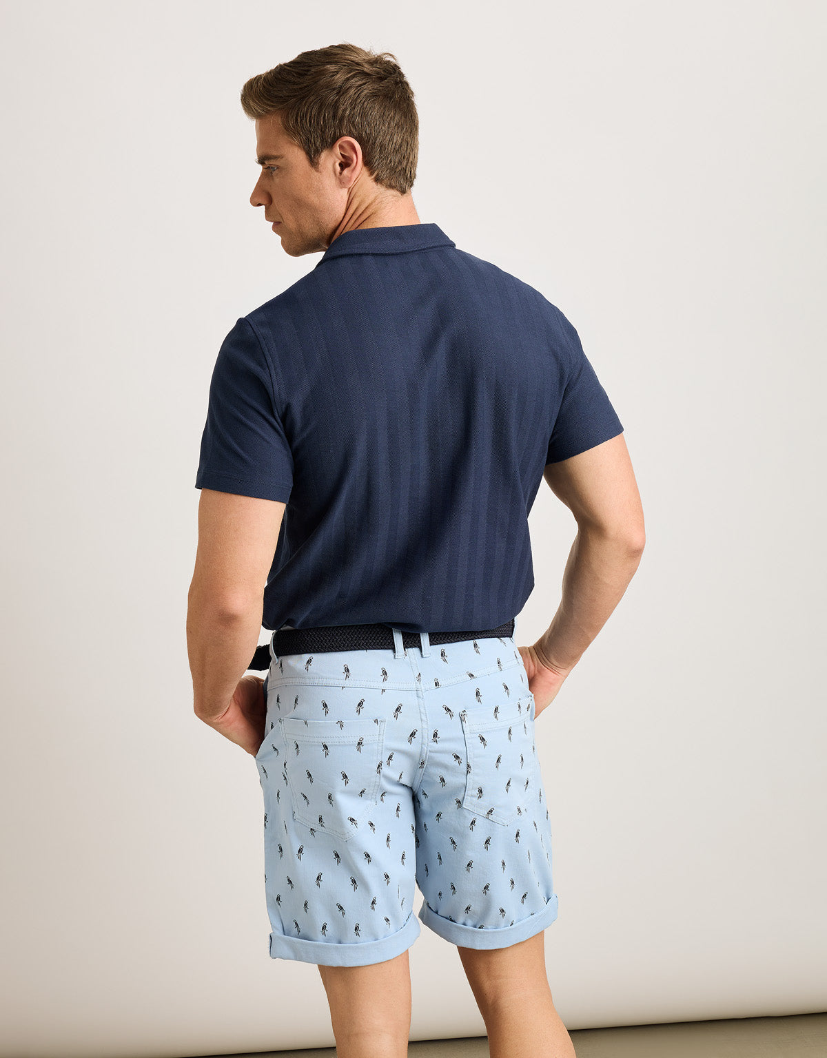 Polo Manga Corta Azul Marino - Biebi 