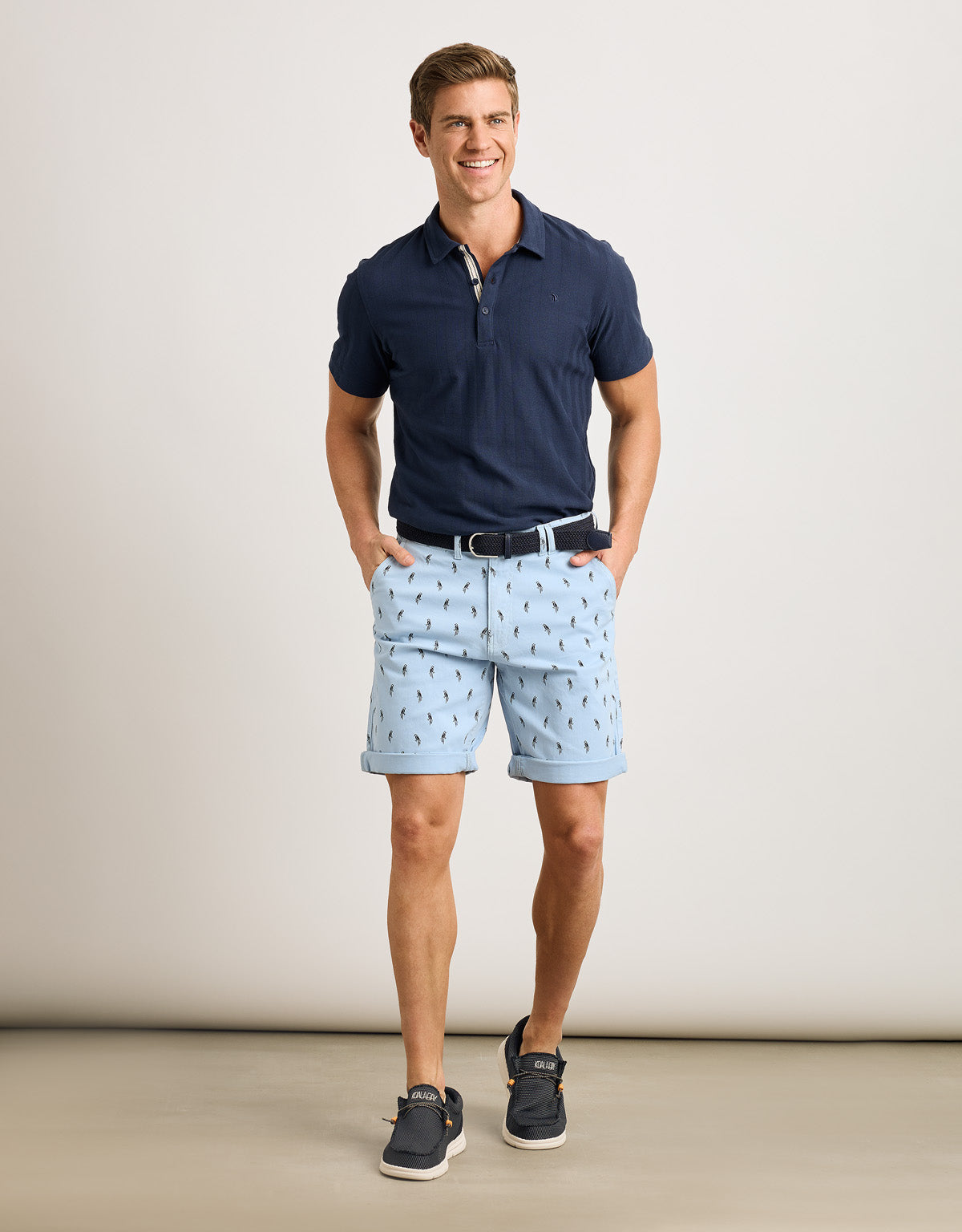 Polo Manga Corta Azul Marino - Biebi 