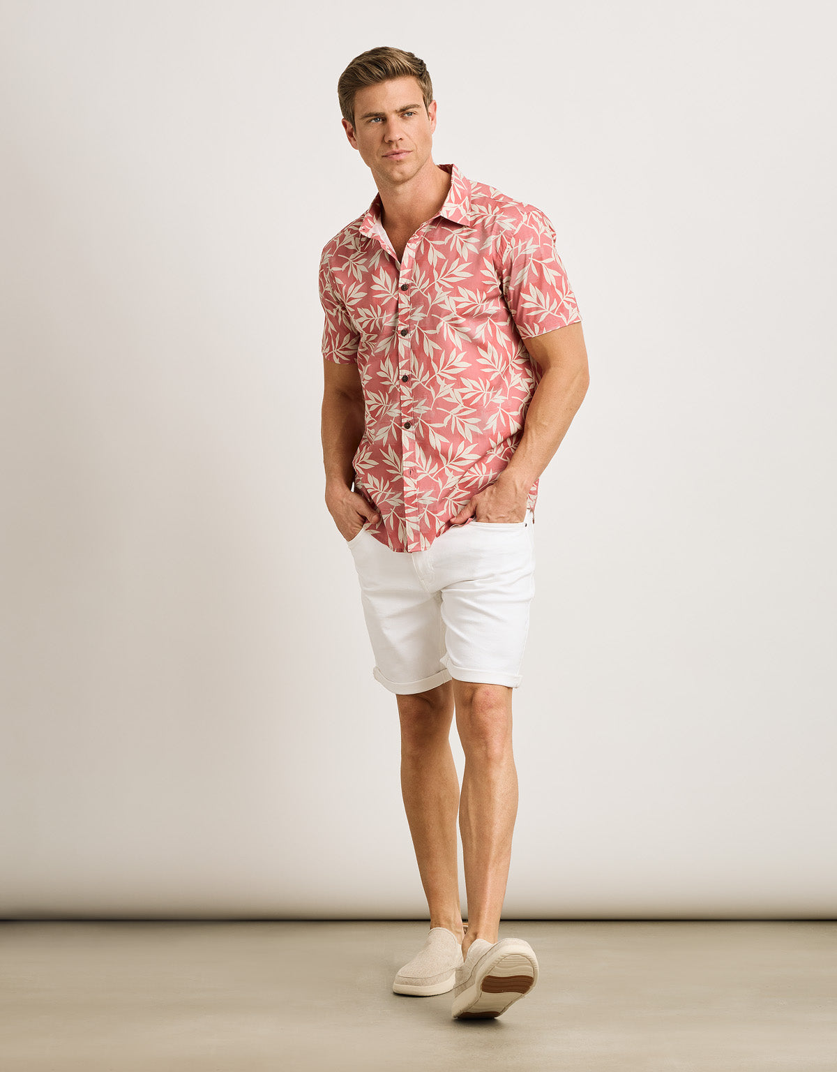 Camisa Manga Corta Coral - Avis 