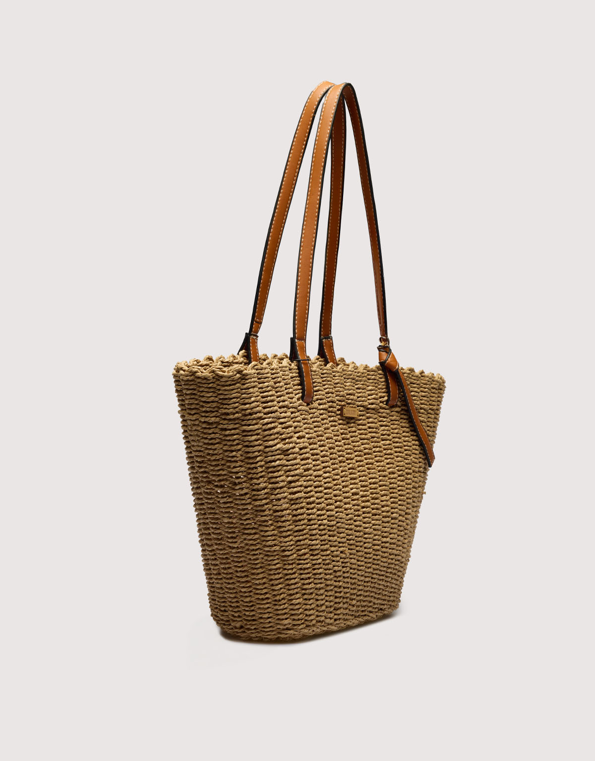 Beige Basket Bag - Galina