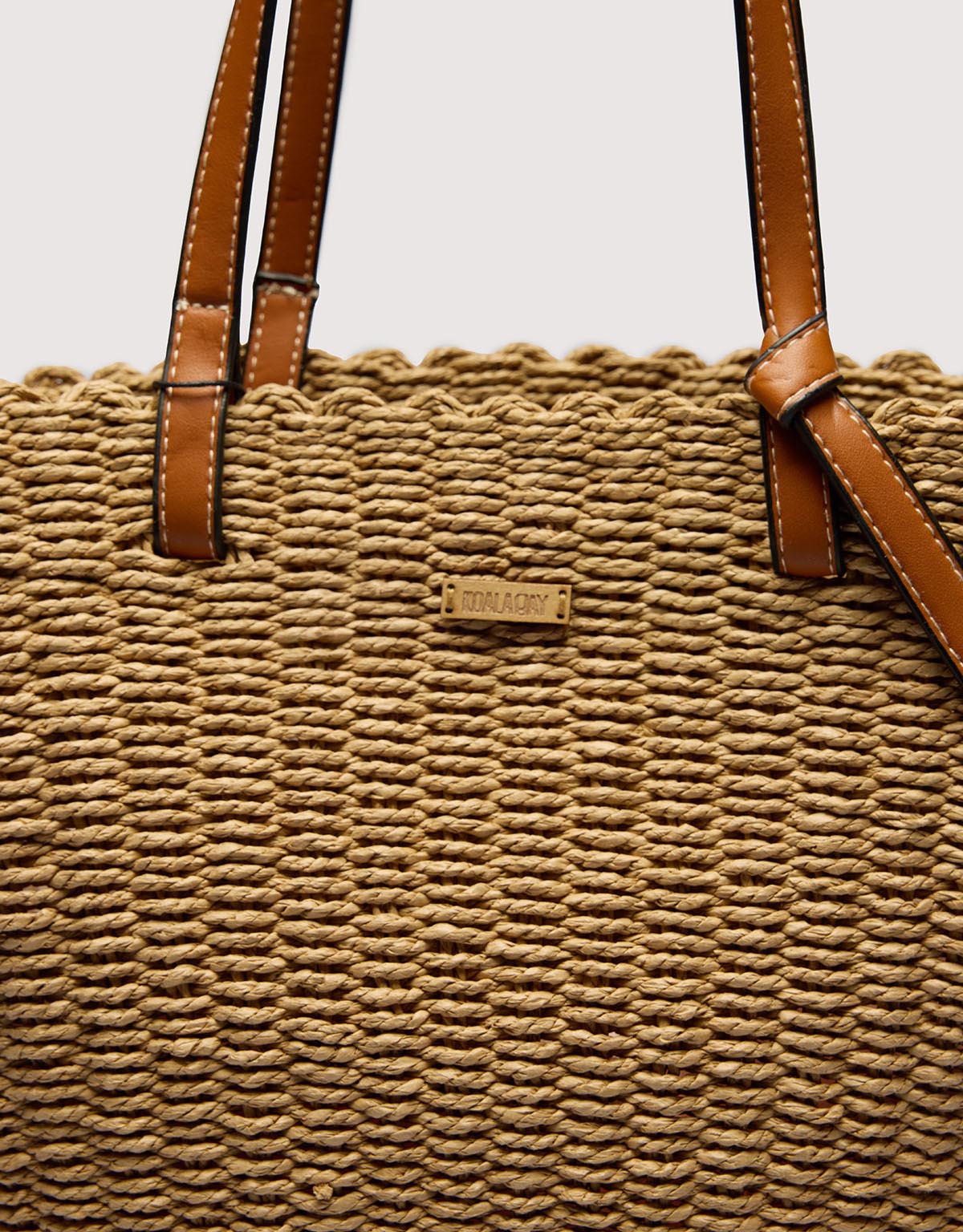 Beige Basket Bag - Galina