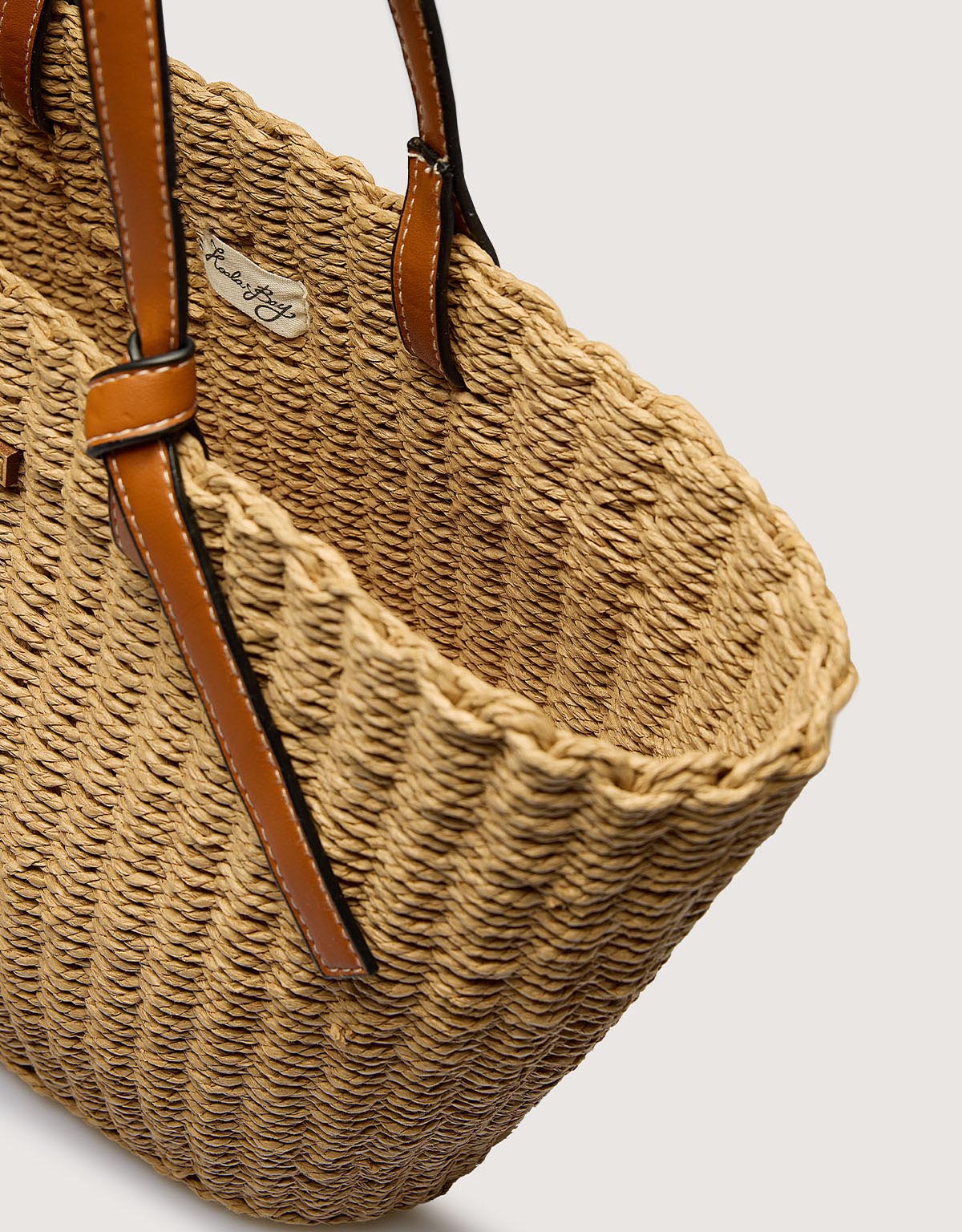 Beige Basket Bag - Galina