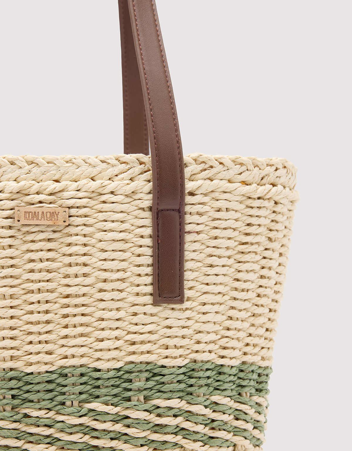 Bolso Capazo Trenzado Natural - Hyla 5