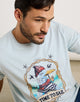 Camiseta Manga Corta Azul Celeste - Gaviote 2