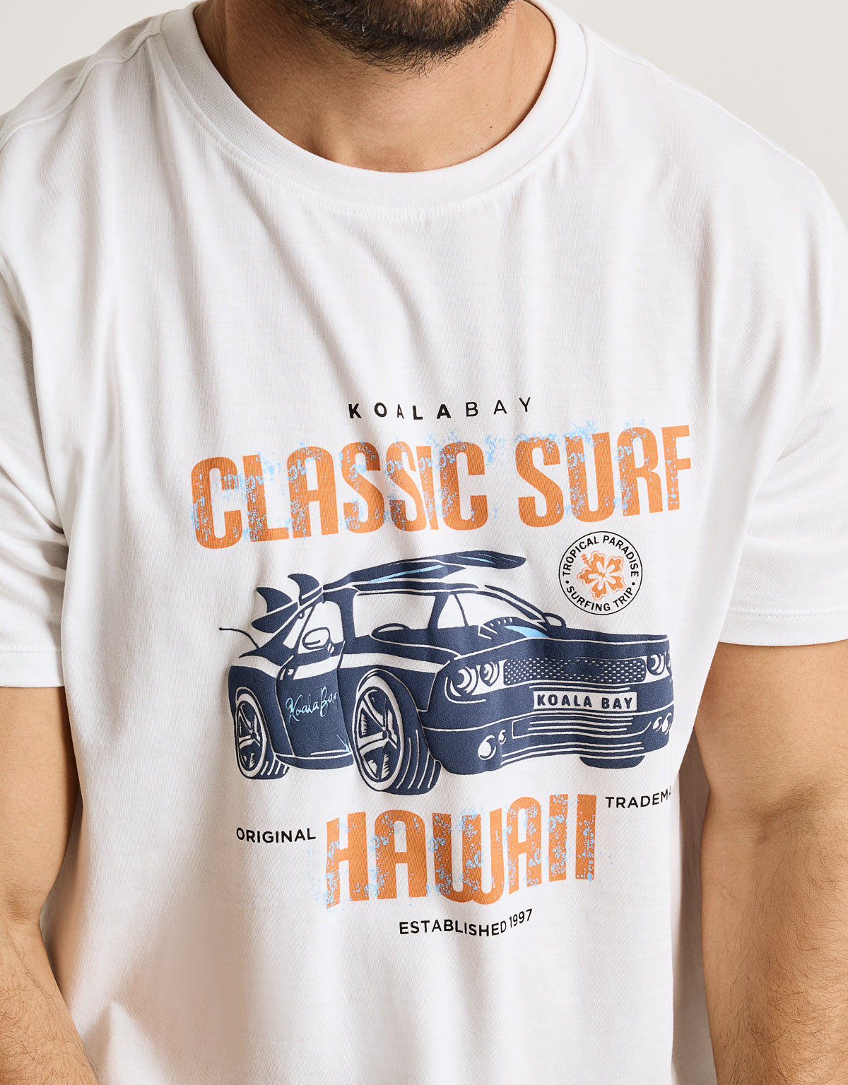 White Short Sleeve T-Shirt - Grerry