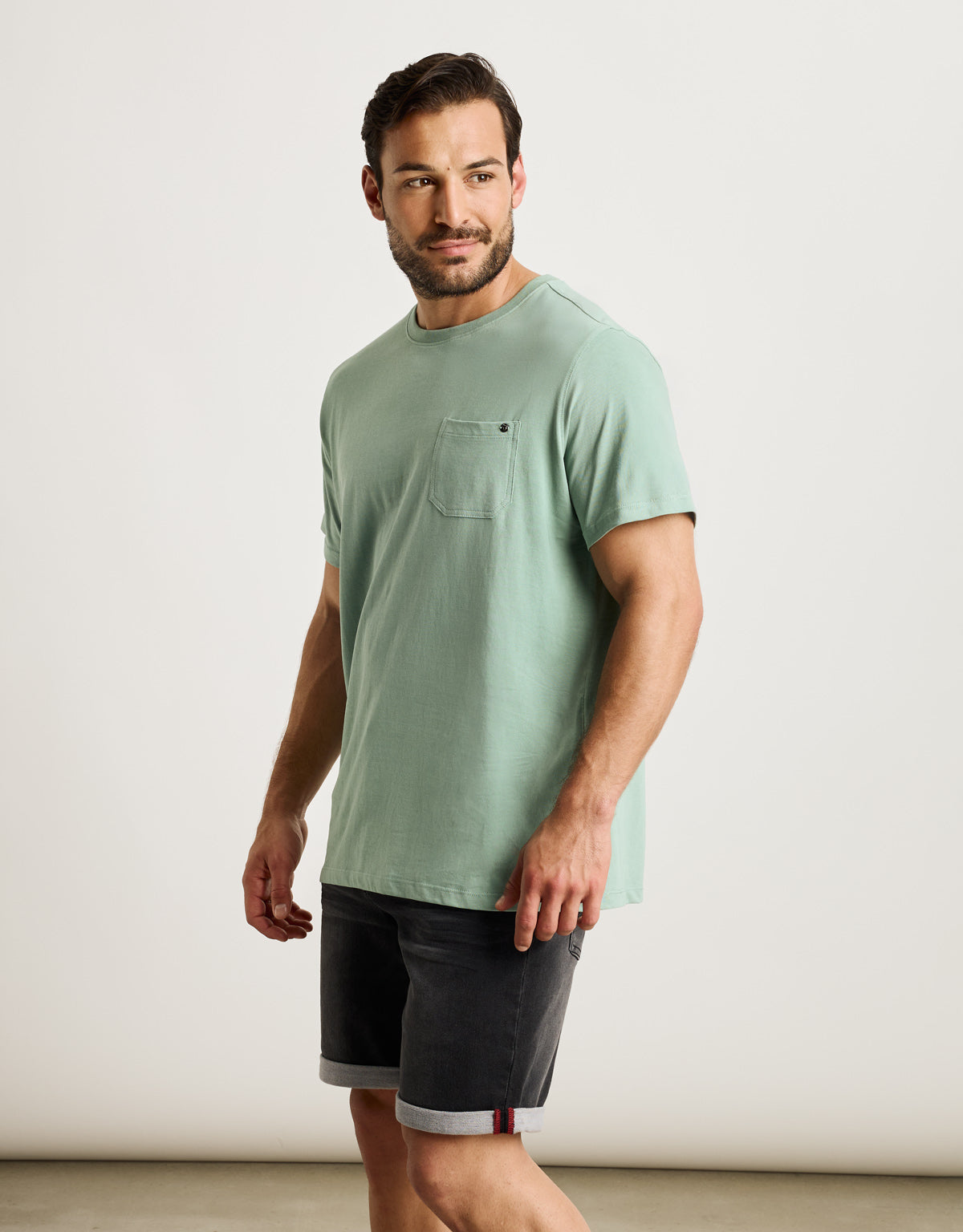 Camiseta Manga Corta Azul Verde - Astro 4
