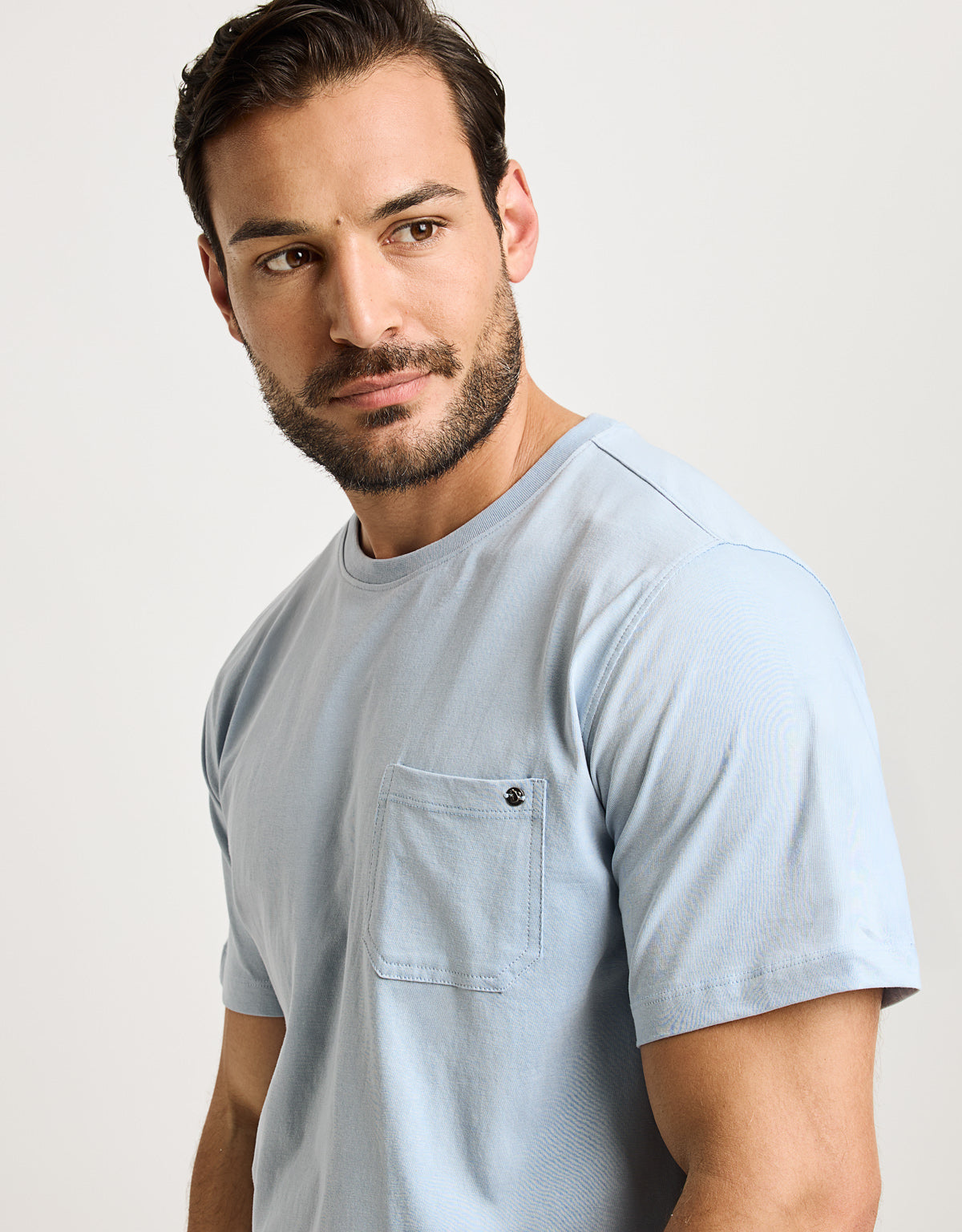 Light Blue Short Sleeve T-Shirt - Astro