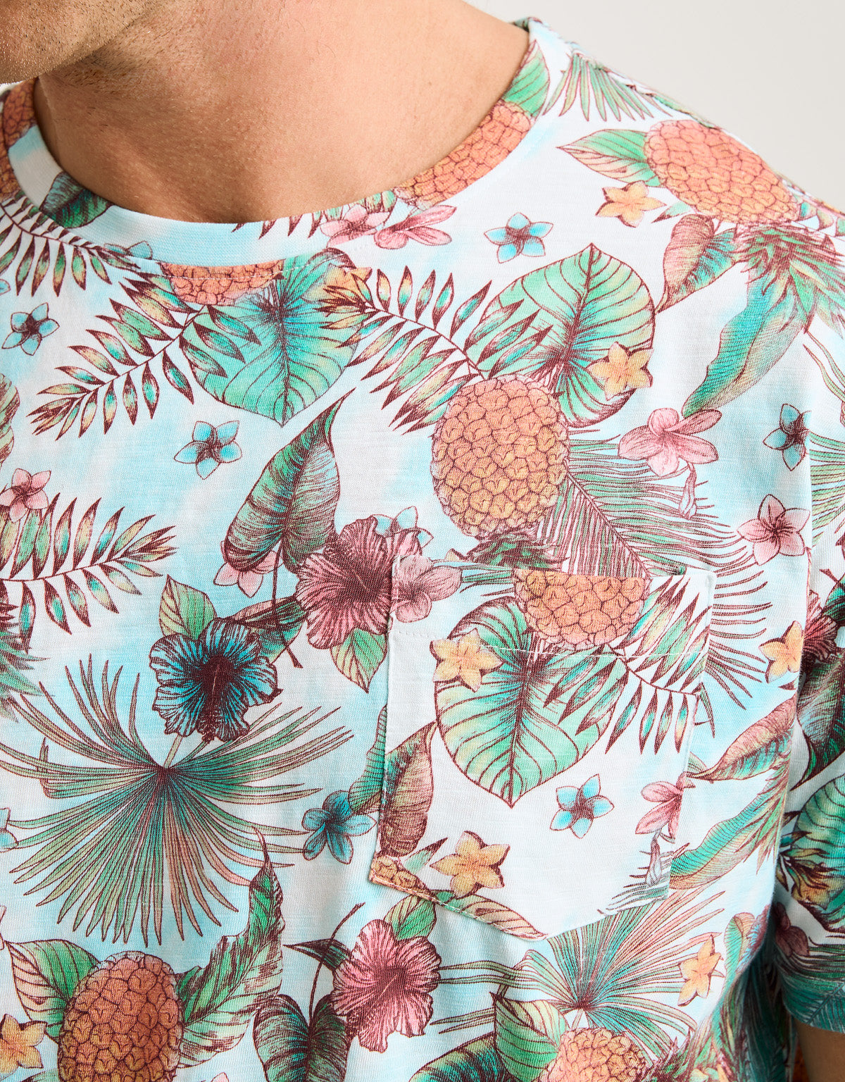 Camiseta Manga Corta Multicolor - Tiki 