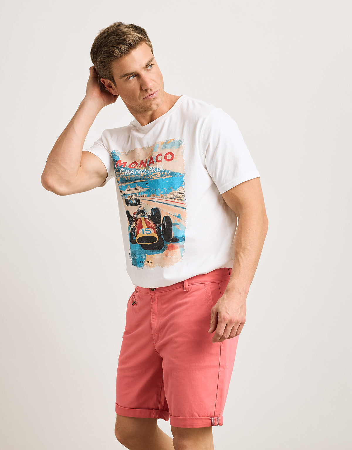 Camiseta Manga Corta Blanco - Leclerc 