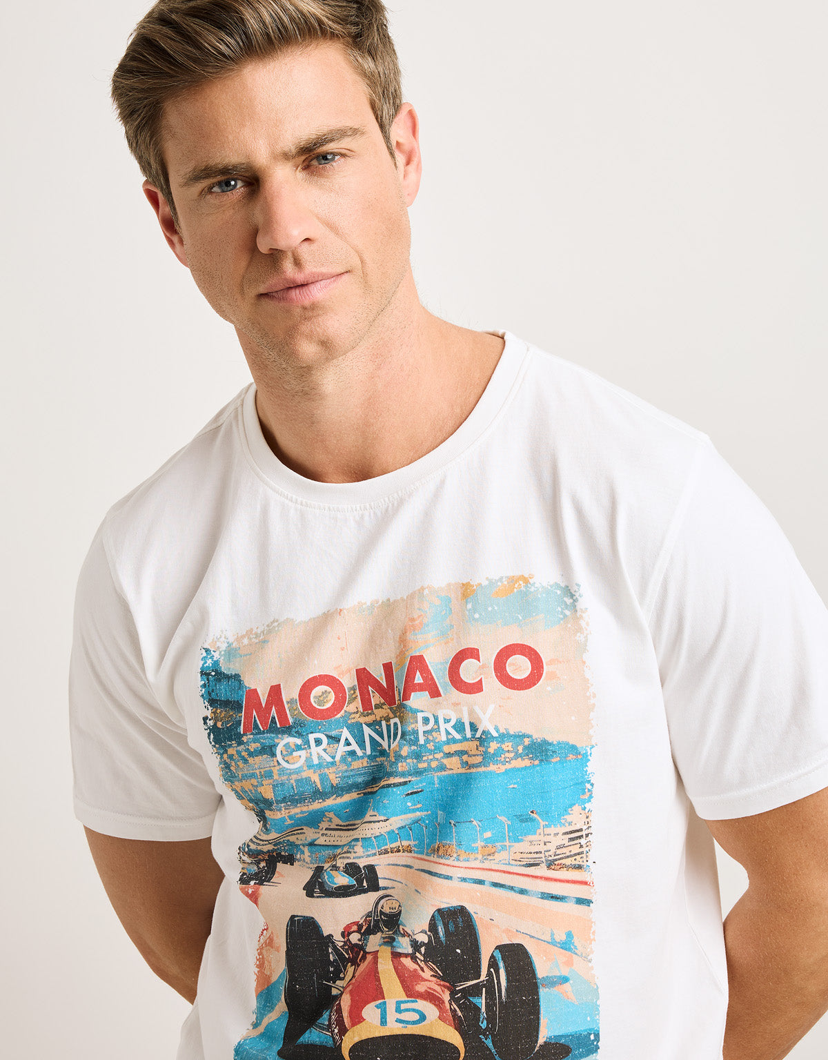 Camiseta Manga Corta Blanco - Leclerc 