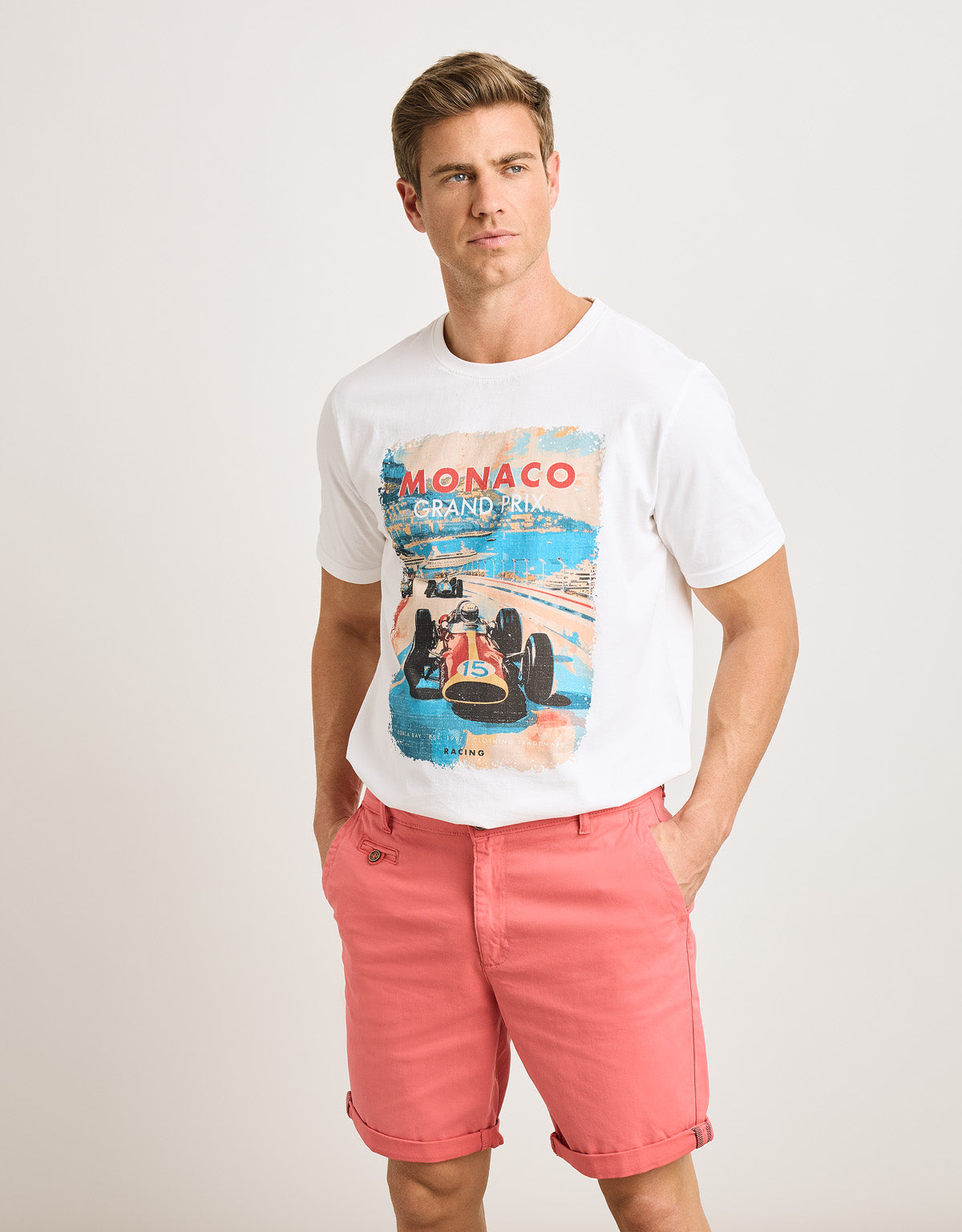 Camiseta Manga Corta Blanco - Leclerc 