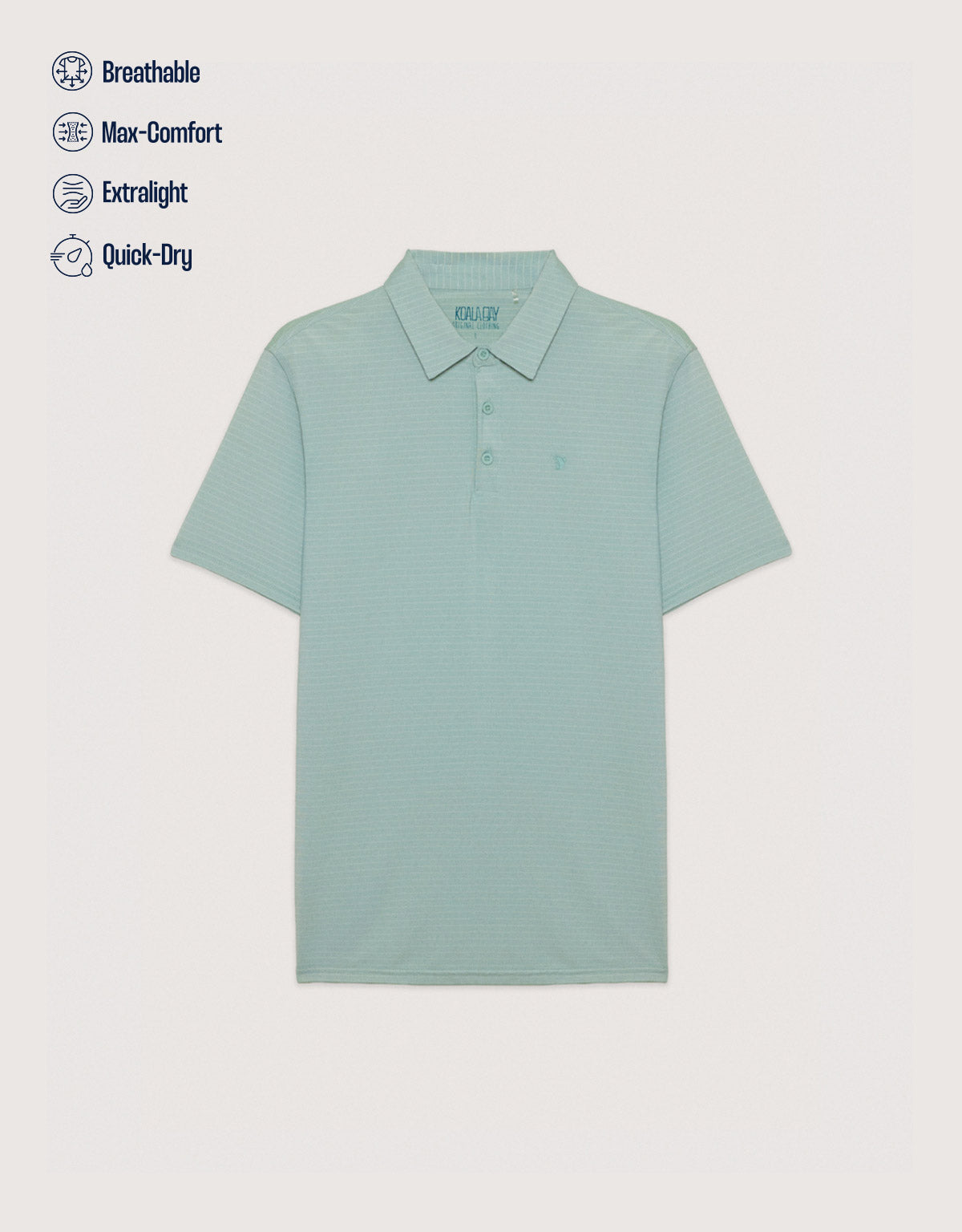 Green Short Sleeve Polo - Toole