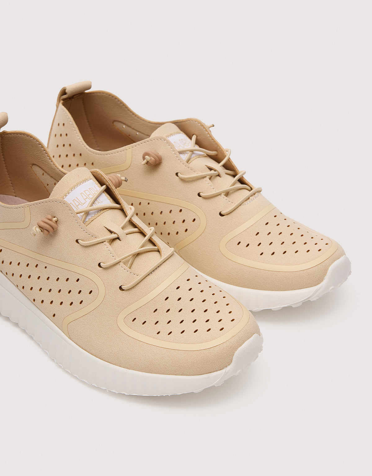 Beige Memory Foam Sneakers - Charmy