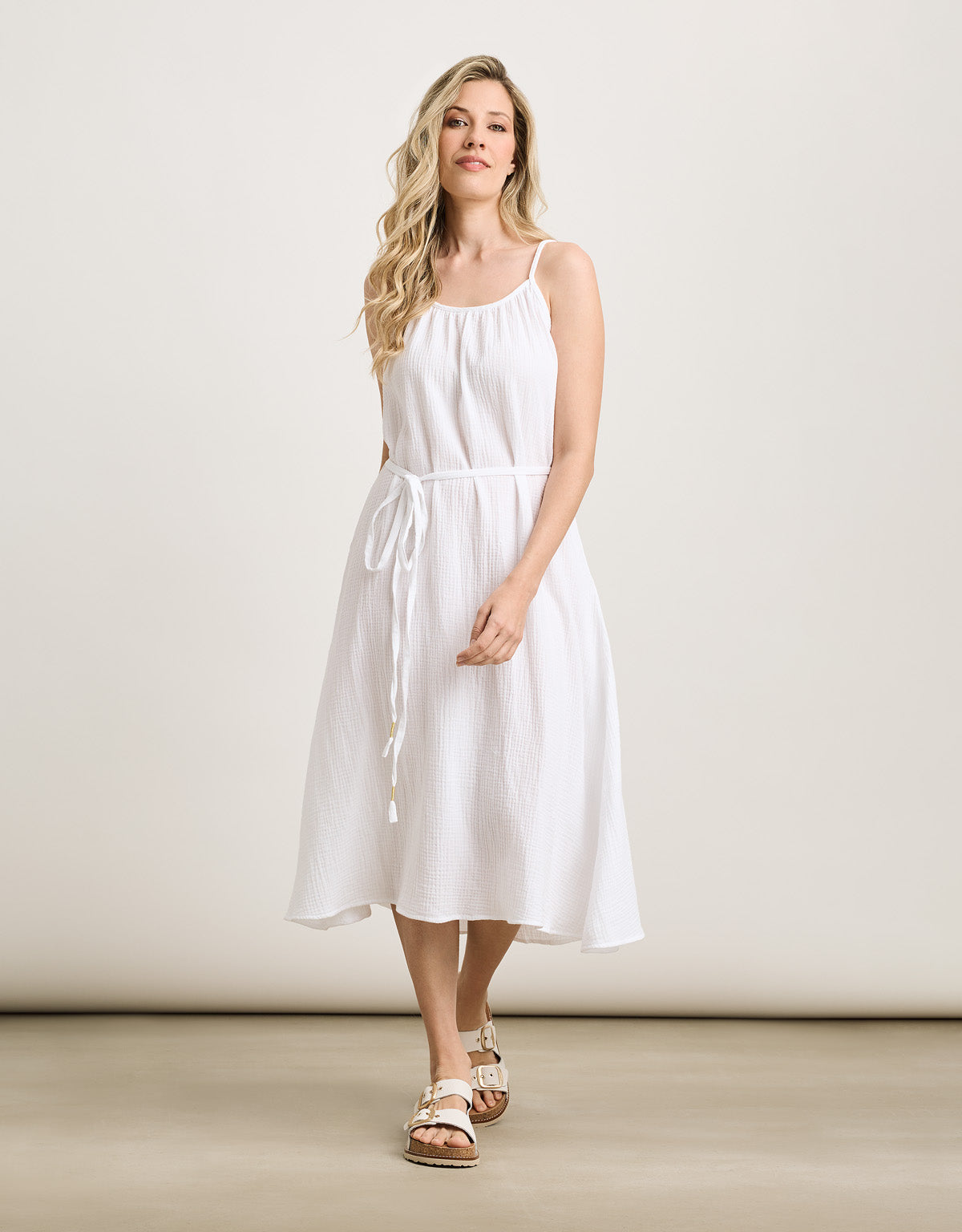 Vestido Midi Blanco - Isol 